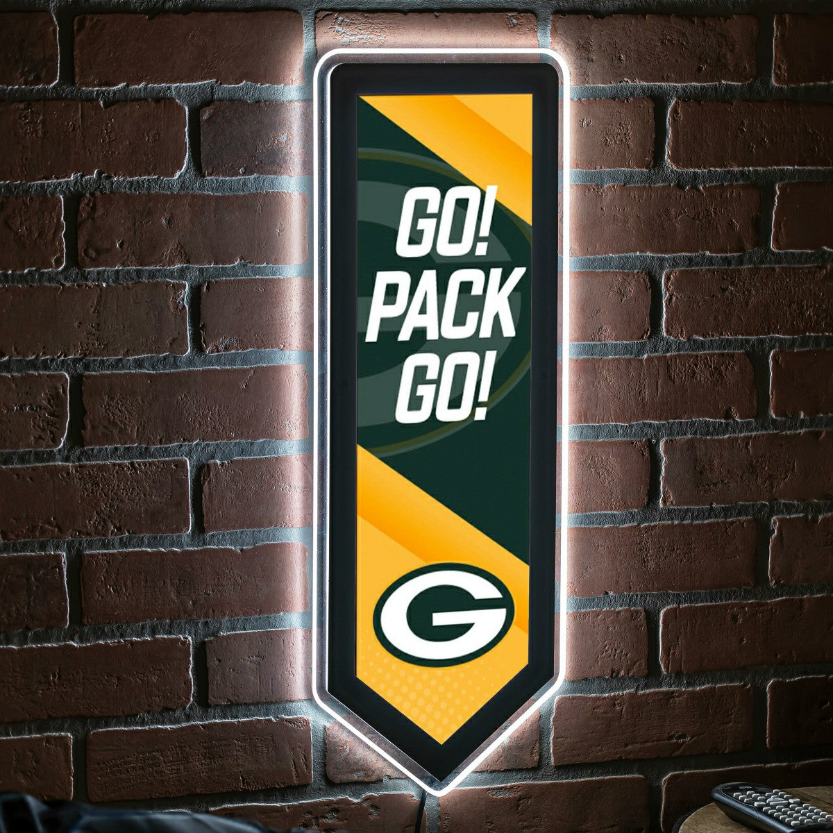 LED Wall Decor, Pennant, Green Bay Packers - NFL Home