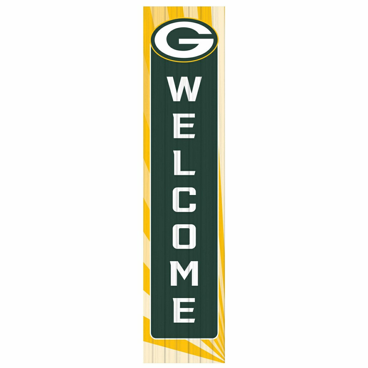 Green Bay Packers Summer Seasonal Single Sided Large Leaner, 46" - NFL Home