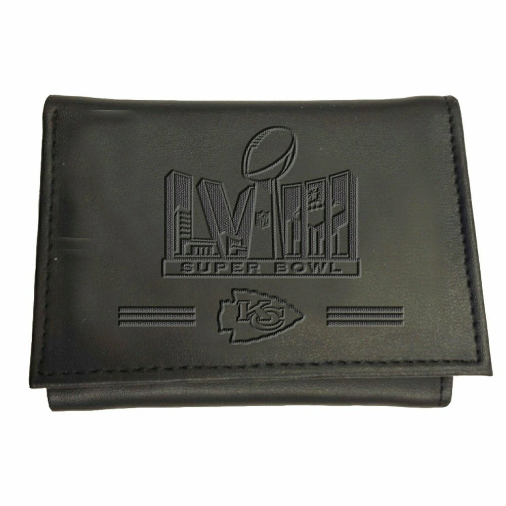 Kansas City Chiefs, Wallet, Tri-Fold, SB58 Champions, Black - NFL Home