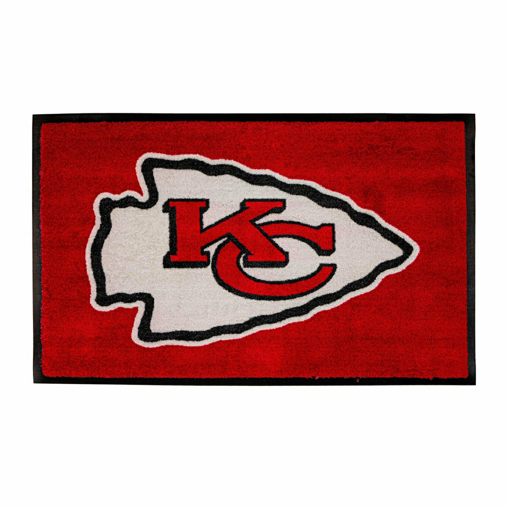 3'x5' Large USA Indoor Outdoor Outdoor Entryway Mat, Kansas City Chief - NFL