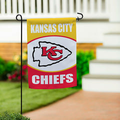 Kansas City Chiefs Suede Garden Flag - NFL