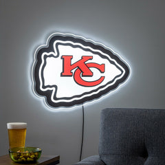 Kansas City Chiefs LED Wall Decor, Glazelite, Logo - NFL Home