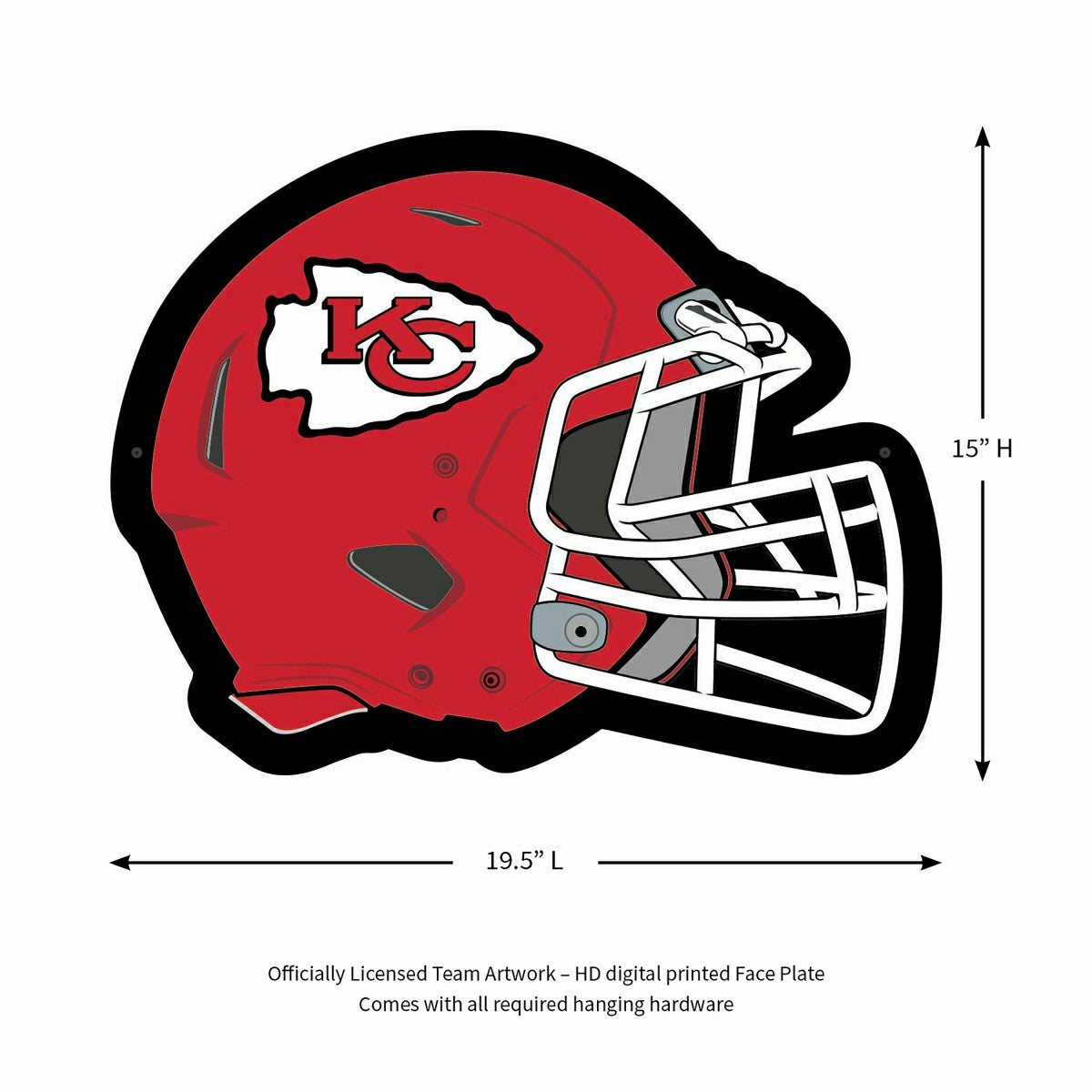 LED Wall Decor, Helmet, Kansas City Chiefs - NFL Home