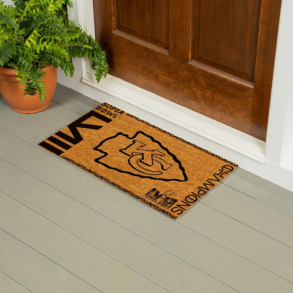 Kansas City Chiefs, SB58 Champions, Coir Mat 1C - NFL