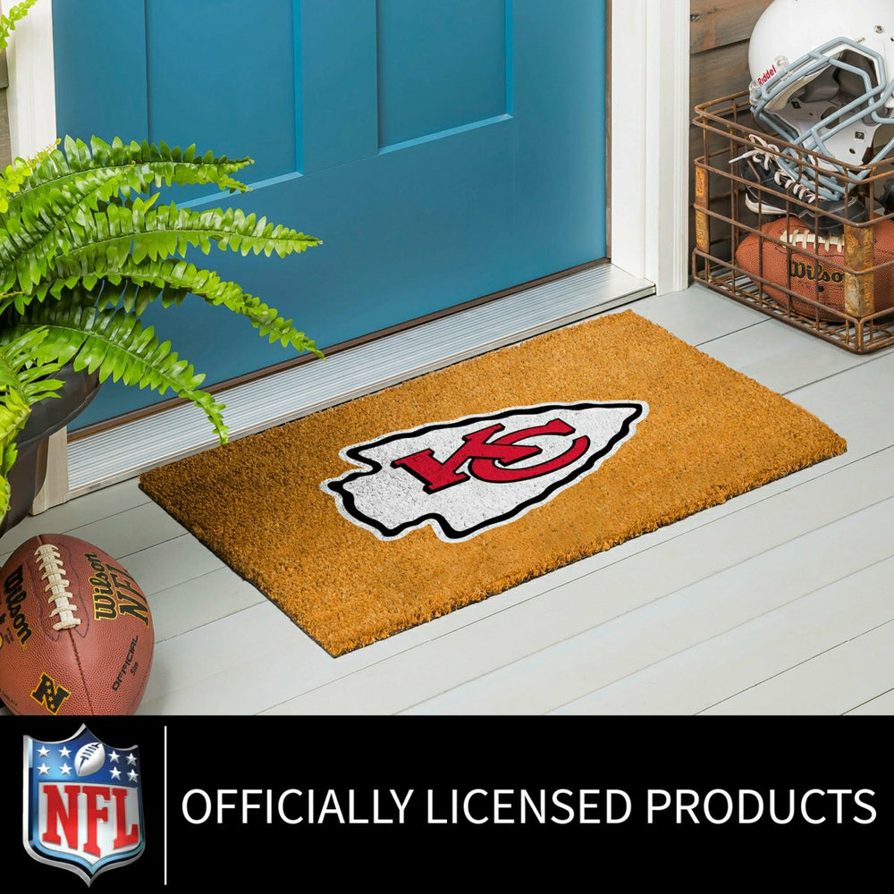 Coir Mat, 16"x28", Kansas City Chiefs - NFL