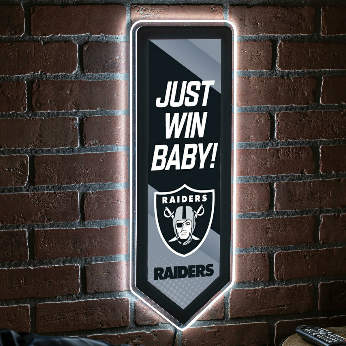 LED Wall Decor, Pennant, Las Vegas Raiders - NFL Home