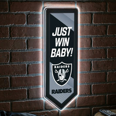 LED Wall Decor, Pennant, Las Vegas Raiders - NFL Home