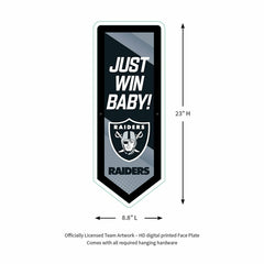 LED Wall Decor, Pennant, Las Vegas Raiders - NFL Home