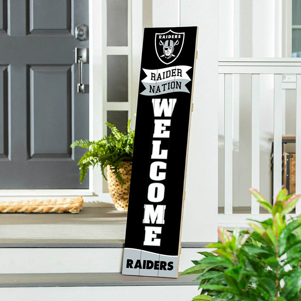 Las Vegas Raiders Large Single Sided Leaner, 46" - NFL Home
