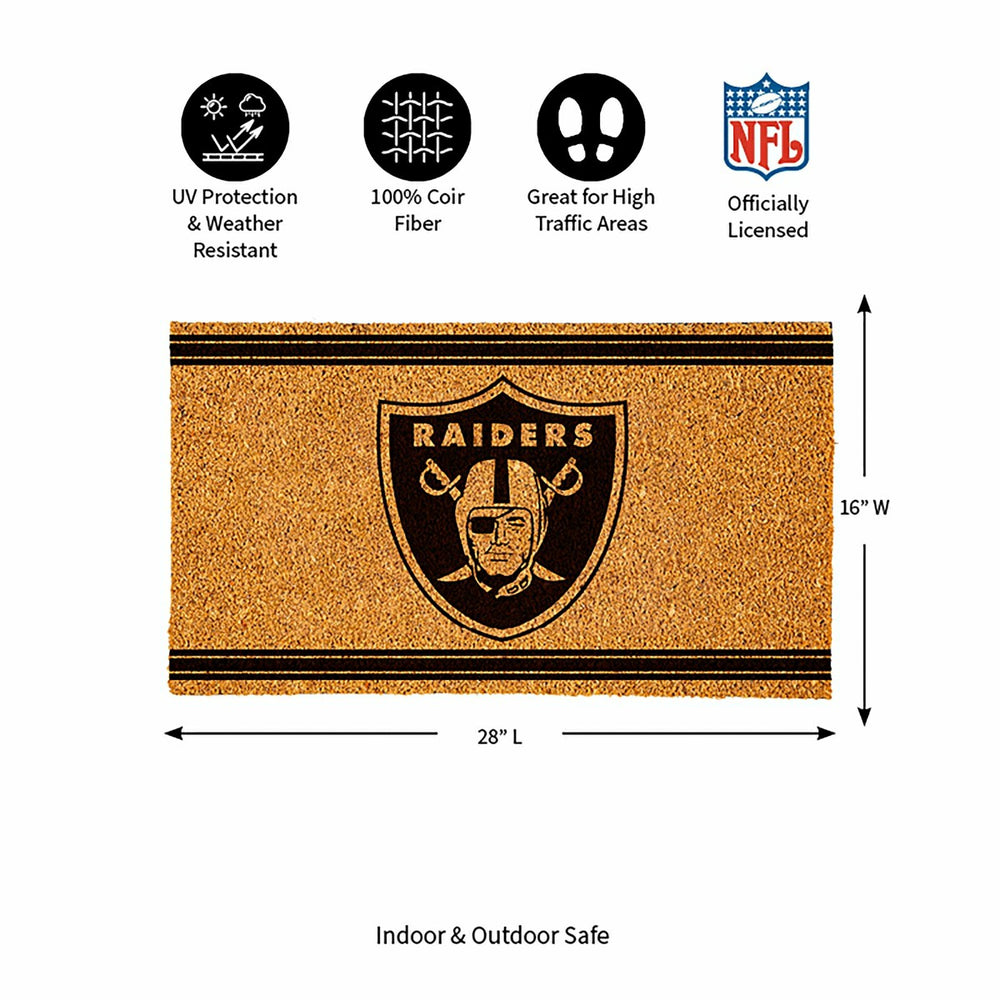 Las Vegas Raiders, Coir Mat 1C - NFL