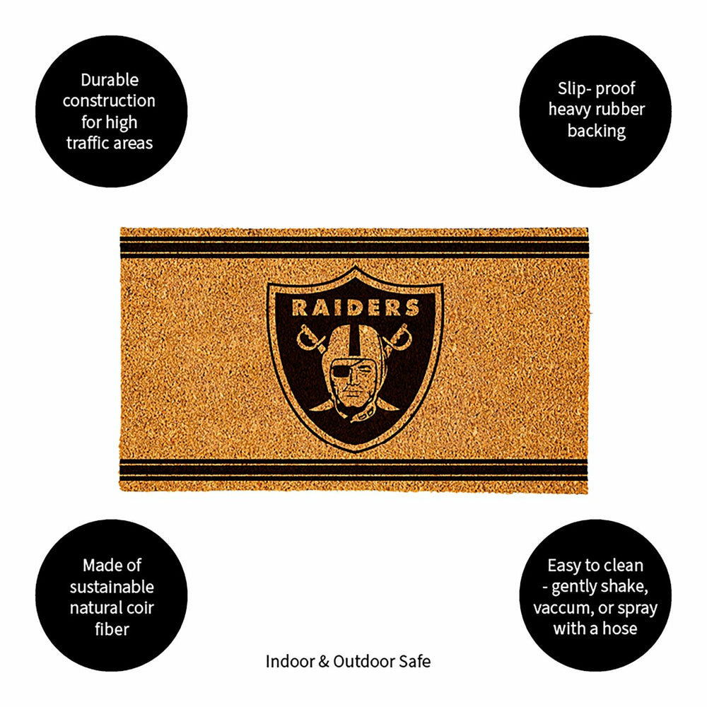 Las Vegas Raiders, Coir Mat 1C - NFL