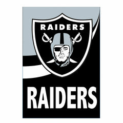Las Vegas Raiders Burlap Flag GDN Size - NFL Home