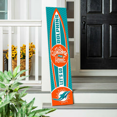 Miami Dolphins Summer Seasonal Surfboard ECM Exclusive 47" Single Side - NFL Home