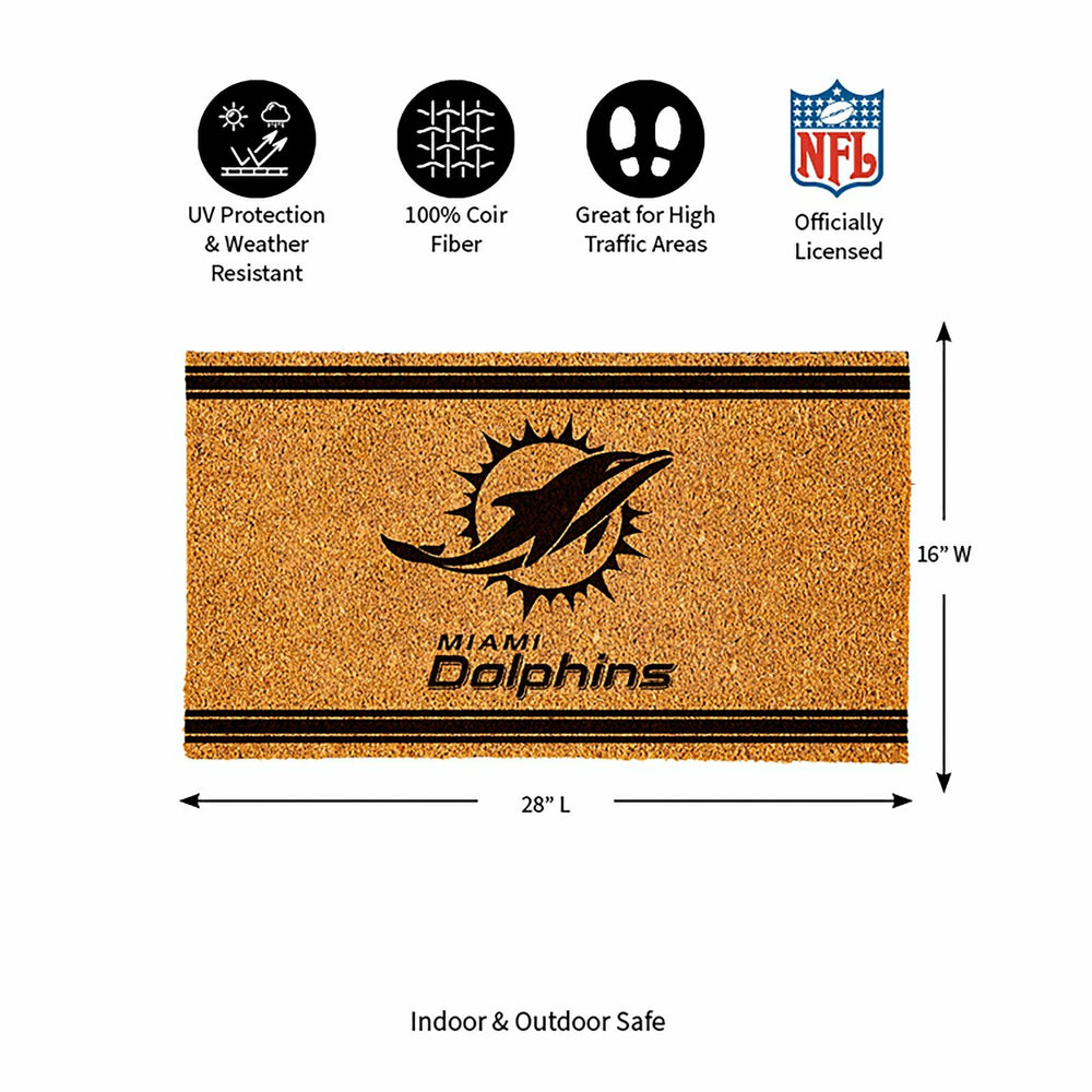 Miami Dolphins, Coir Mat 1C - NFL