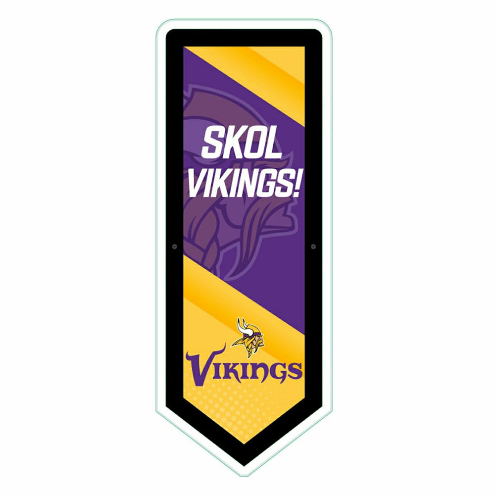 LED Wall Decor, Pennant, Minnesota Vikings - NFL Home