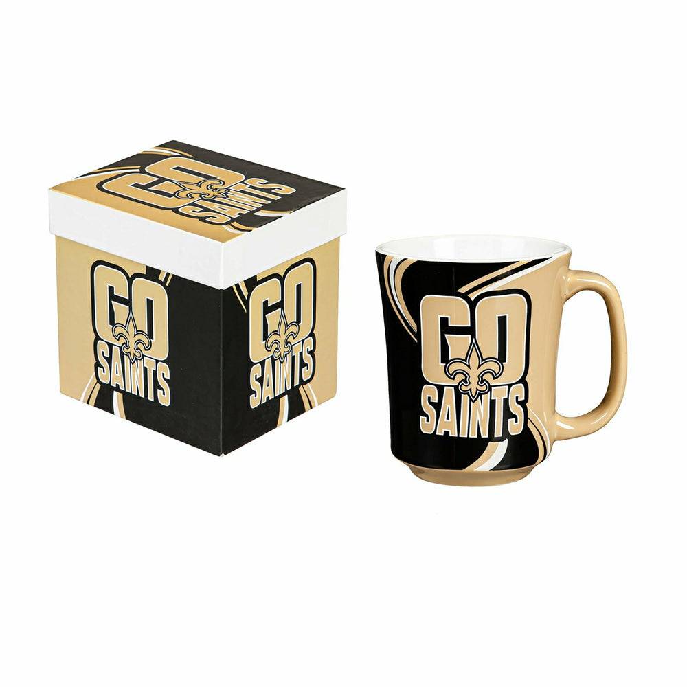 New Orleans Saints, 14oz Ceramic with Matching Box - NFL Home