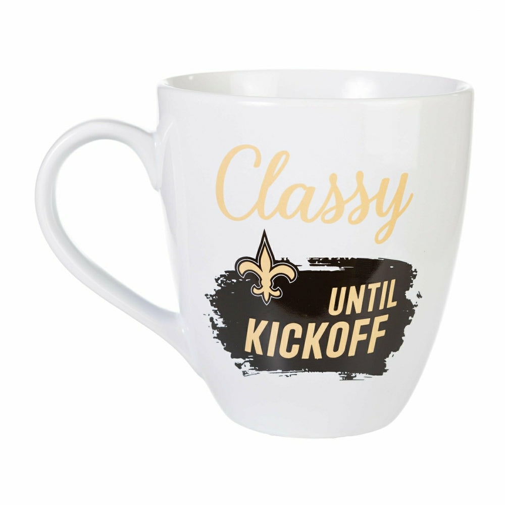 New Orleans Saints, Ceramic Cup O'Java 17oz Gift Set - NFL Home