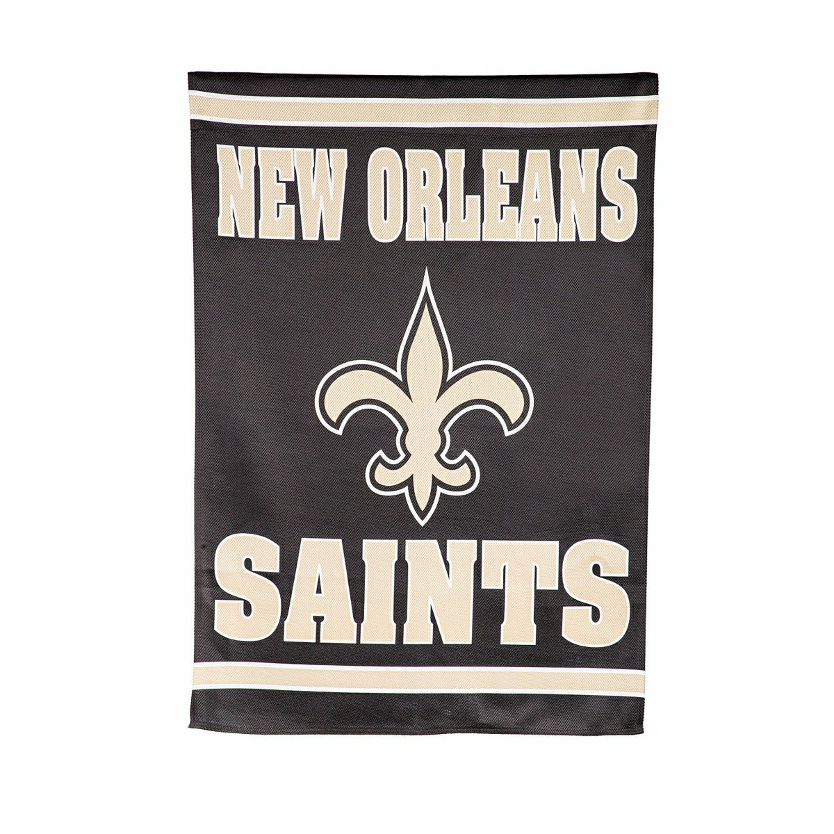 Embossed Suede Flag, House Size, New Orleans Saints - NFL Home