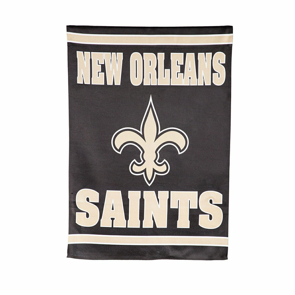 Embossed Suede Flag, House Size, New Orleans Saints - NFL Home