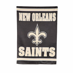 Embossed Suede Flag, House Size, New Orleans Saints - NFL Home