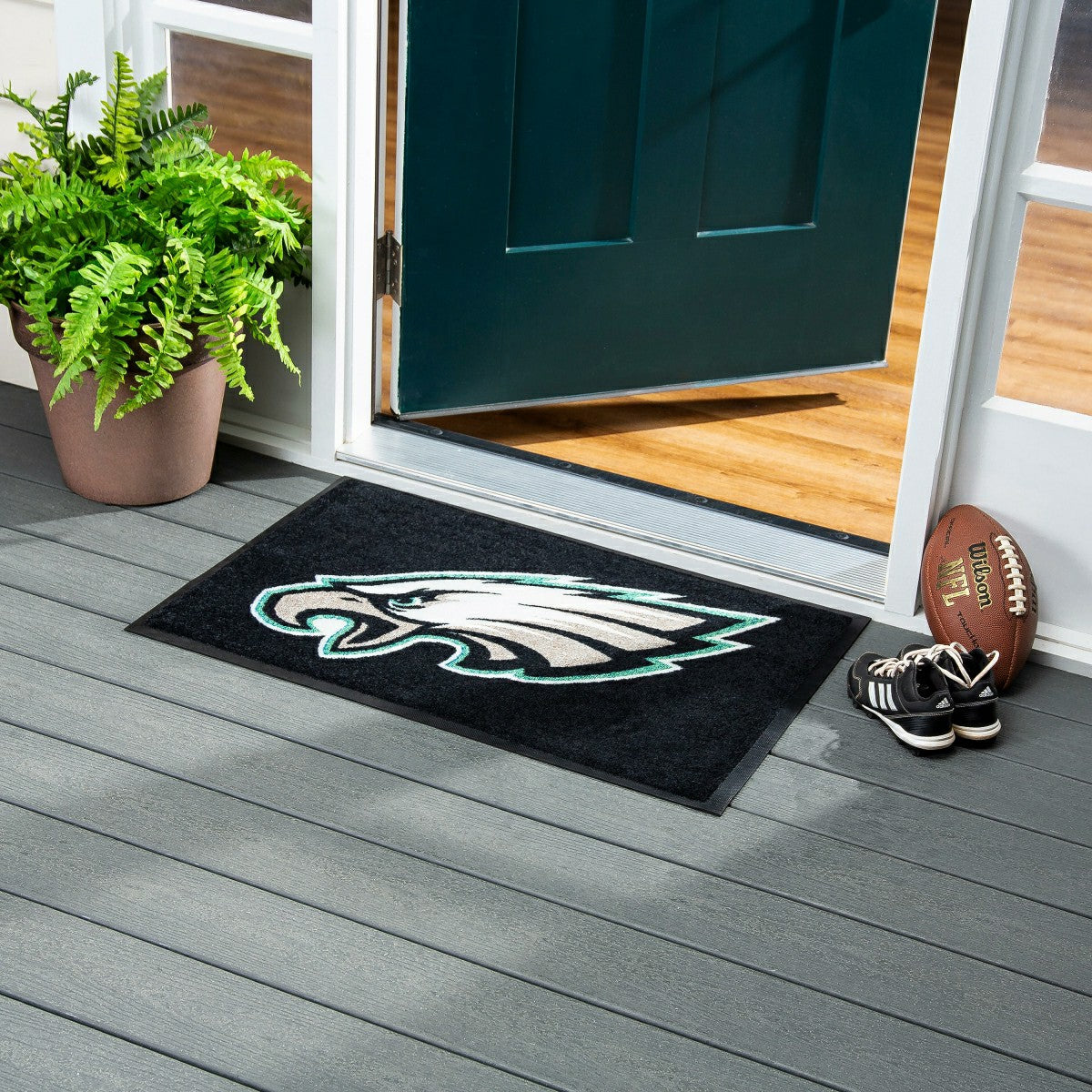 2'x3' USA Made Indoor/Outdoor Entryway Mat, Philadelphia Eagles - NFL