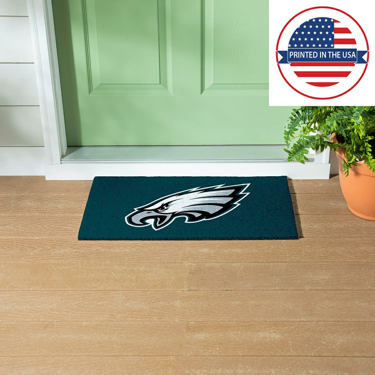 Full Color PVC Mat, 16" x 28", Philadelphia Eagles - NFL