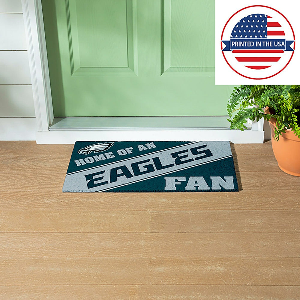 Philadelphia Eagles, PVC Mat COLOR, Home of a Fan - NFL