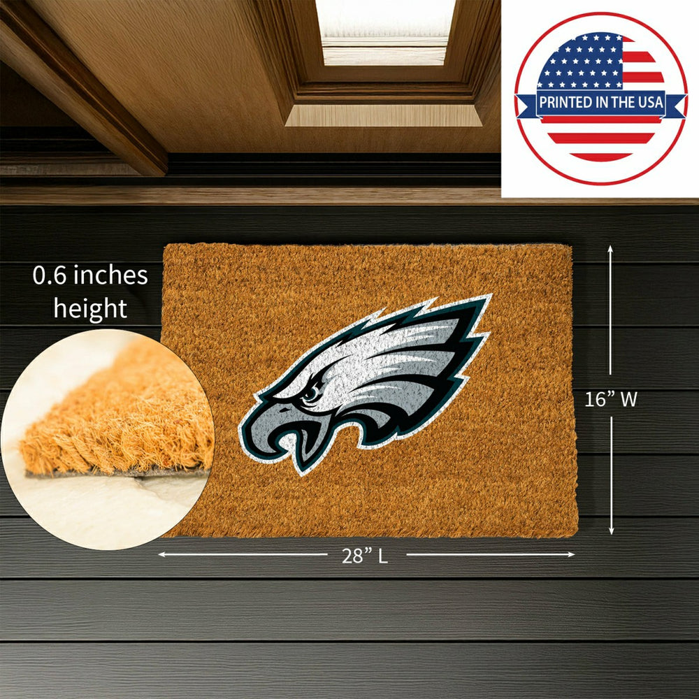 Coir Mat, 16"x28", Philadelphia Eagles - NFL
