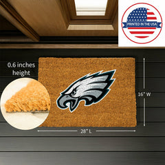 Coir Mat, 16"x28", Philadelphia Eagles - NFL