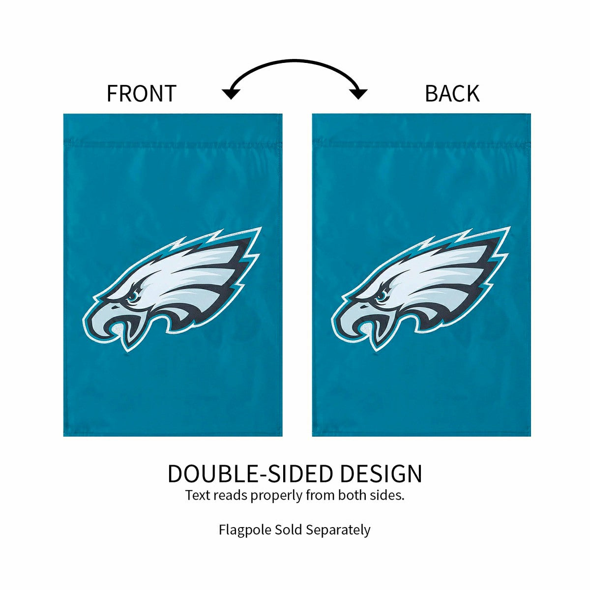 Philadelphia Eagles Applique Garden Flag - NFL Home
