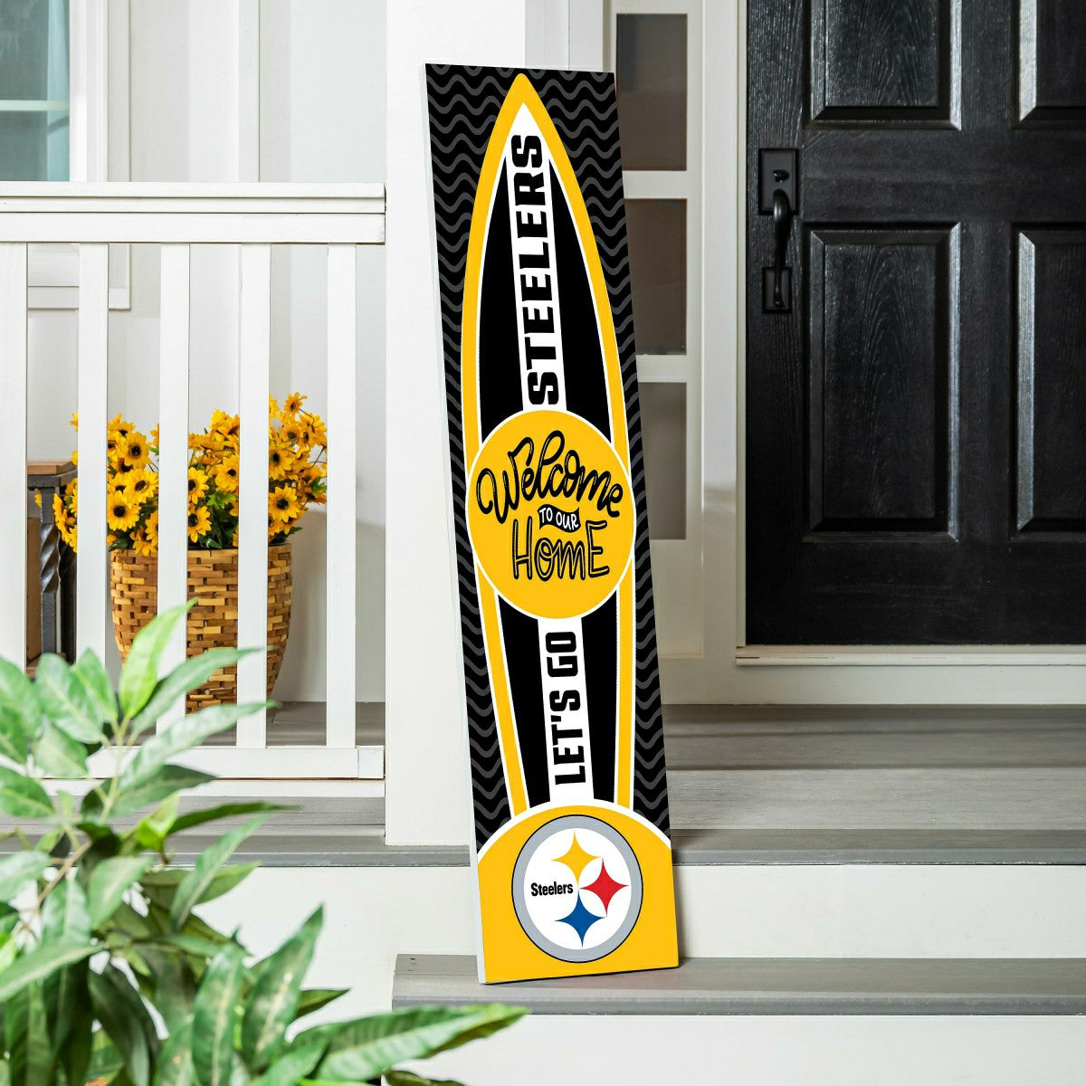 Pittsburgh Steelers Summer Seasonal Surfboard ECM Exclusive 47" Single - NFL Home