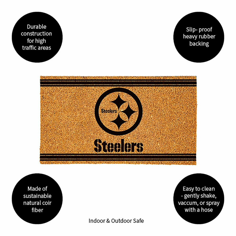 Pittsburgh Steelers, Coir Mat 1C - NFL