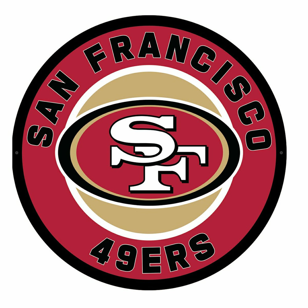 LED Wall Decor, Round, San Francisco 49ers - NFL Home