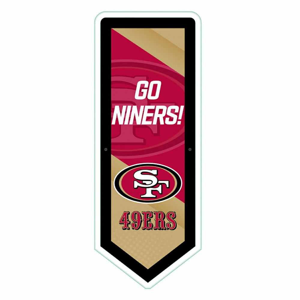 LED Wall Decor, Pennant, San Francisco 49ers - NFL Home