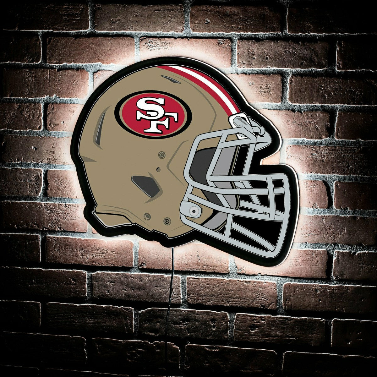 LED Wall Decor, Helmet, San Francisco 49ers - NFL Home