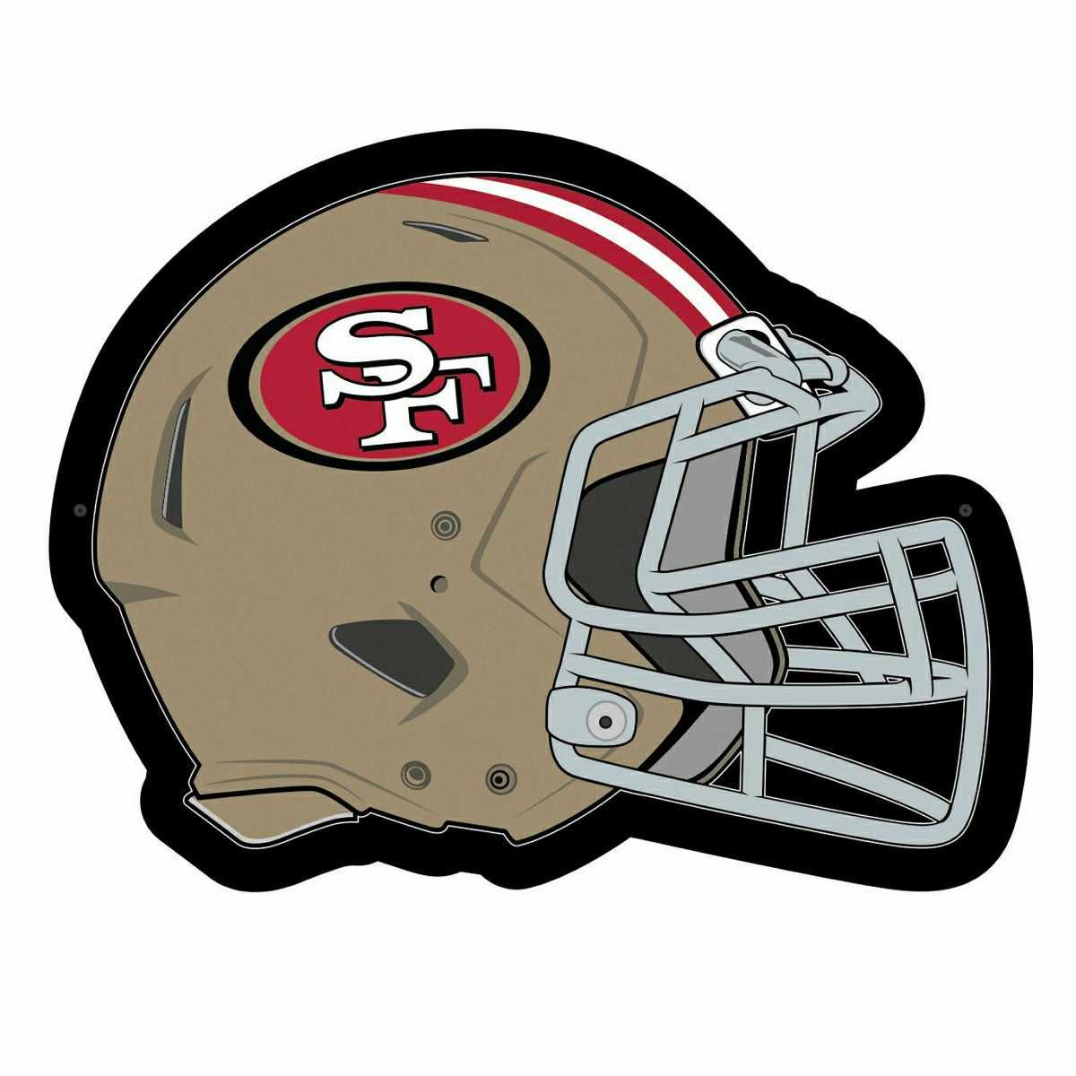 LED Wall Decor, Helmet, San Francisco 49ers - NFL Home