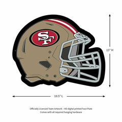 LED Wall Decor, Helmet, San Francisco 49ers - NFL Home