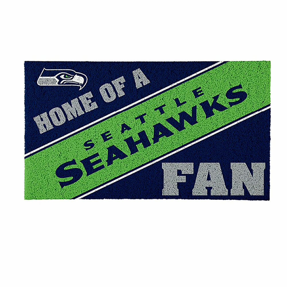 Seattle Seahawks, PVC Mat COLOR, Home of a Fan - NFL