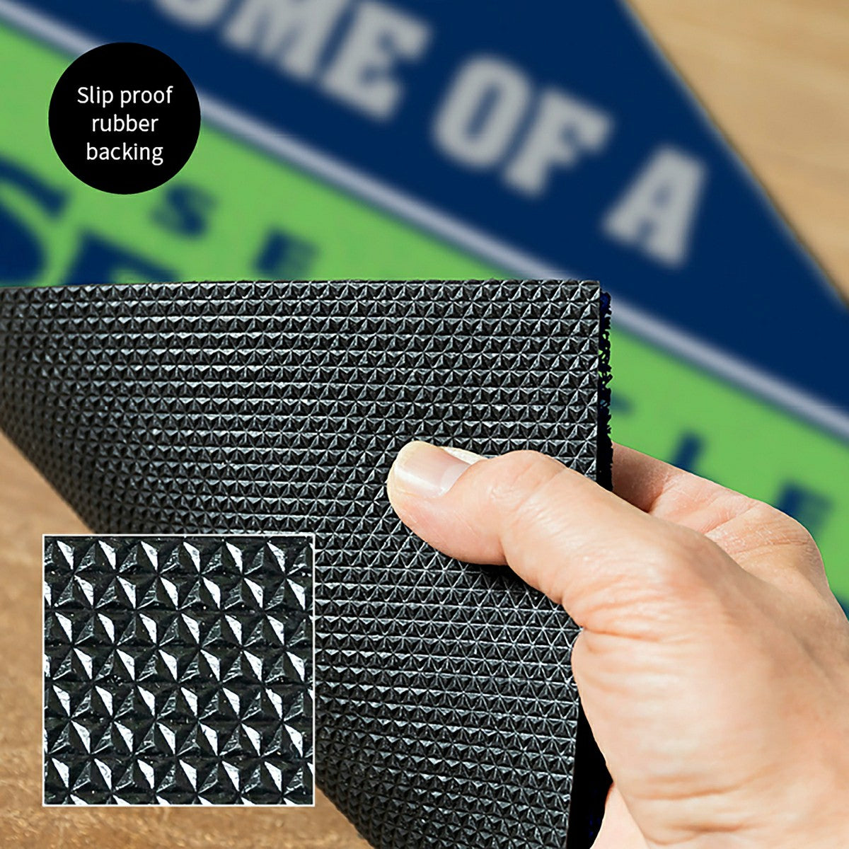 Seattle Seahawks, PVC Mat COLOR, Home of a Fan - NFL