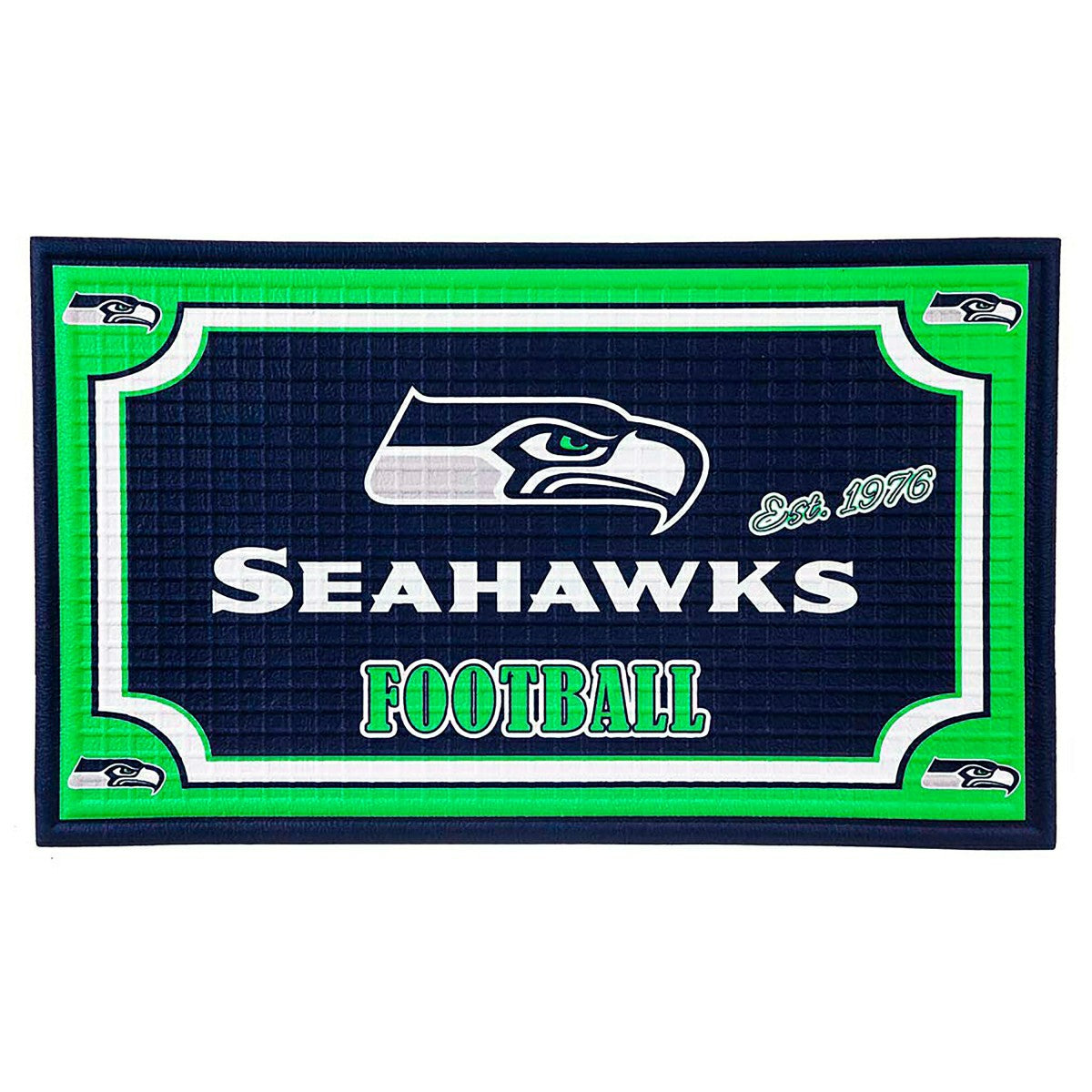 Indoor/Outdoor NFL Team Pride Embossed Doormat, Seattle Seahawks - NFL