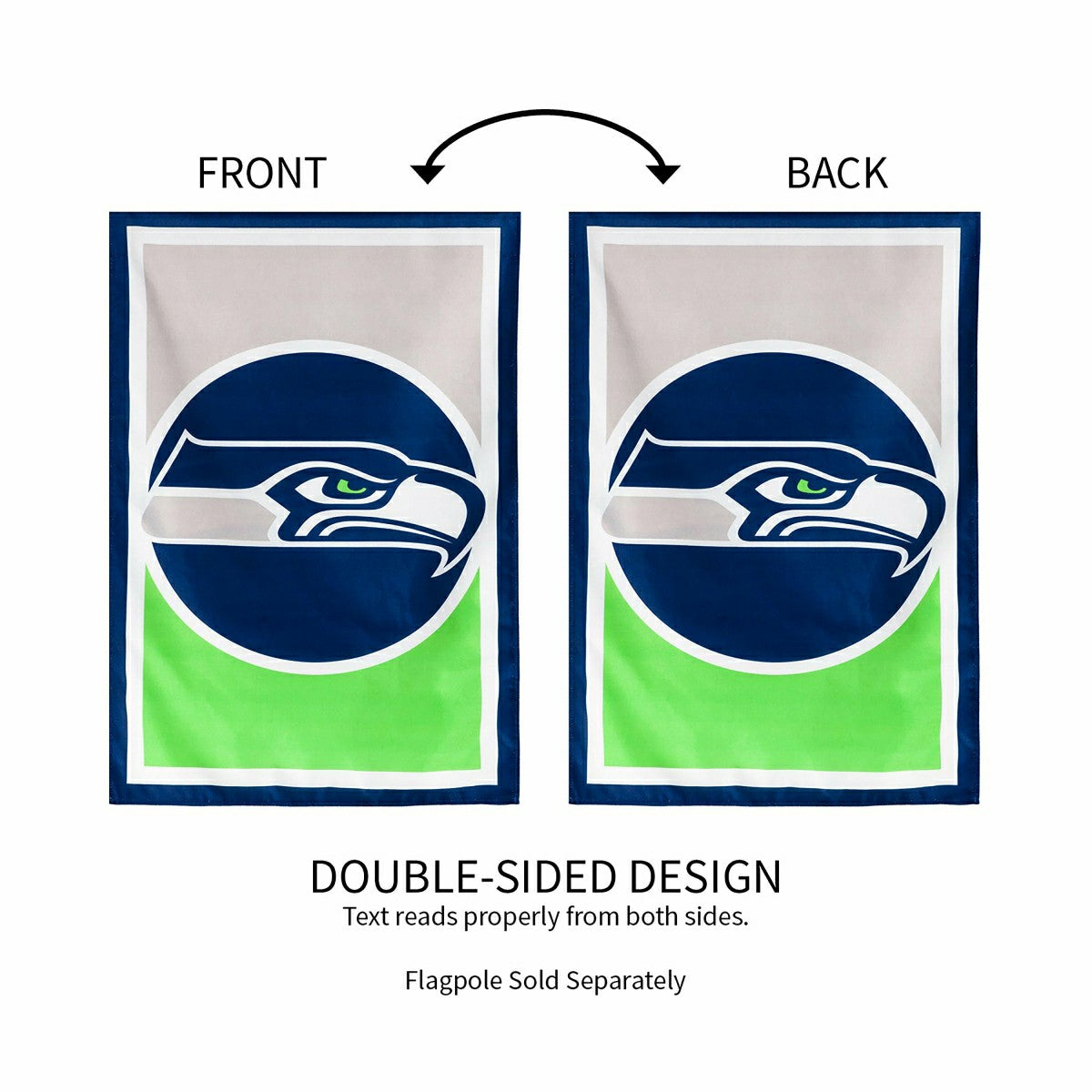 Flag, DS New Burlap, Reg, Seattle Seahawks - NFL Home
