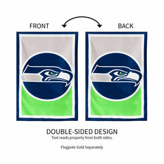 Flag, DS New Burlap, Reg, Seattle Seahawks - NFL Home