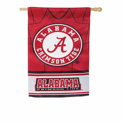 Team Sports America Alabama Crimson Tide Double Sided Jersey Suede House Flag, 29 x 43 inches - Home Collegiate