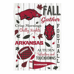 University of Arkansas, Moire Flag, House Size, Fall Seasonal - Home Collegiate