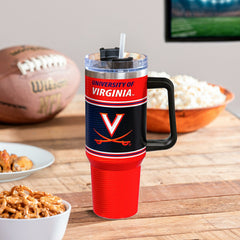 40oz Stainless Steel Canyon Cup w/ Straw, Arizona Cardinals - Home