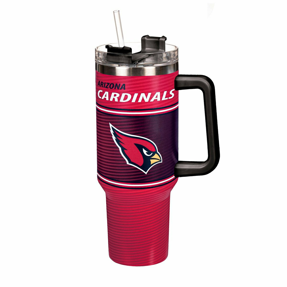 40oz Stainless Steel Canyon Cup w/ Straw, Arizona Cardinals - Home