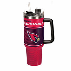 40oz Stainless Steel Canyon Cup w/ Straw, Arizona Cardinals - Home