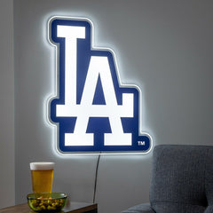 Los Angeles Dodgers LED Wall Decor, Glazelite, Logo - MLB Home