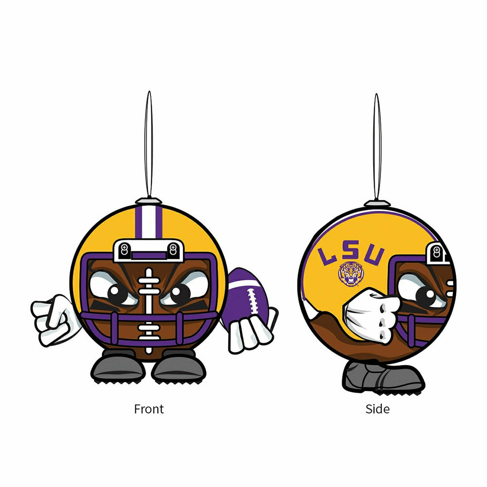 Louisiana State University, Ball Head Ornament - Collegiate Home