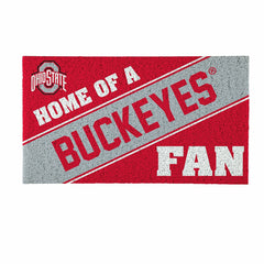 Ohio State University, PVC Mat COLOR, Home of a Fan - Collegiate